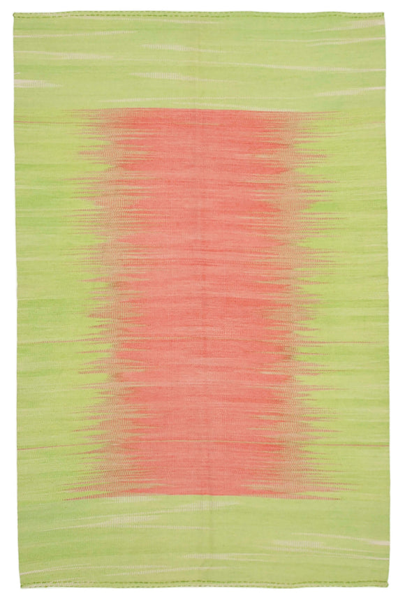 6x9 Handwoven Kilim Rug - 37543