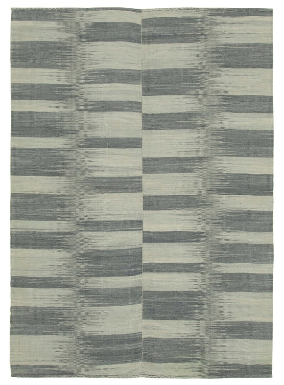 7x9 Handwoven Kilim Rug - 37546