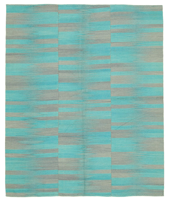 7x8 Handwoven Kilim Rug - 37547