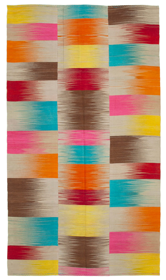 6x12 Handwoven Kilim Rug - 37550