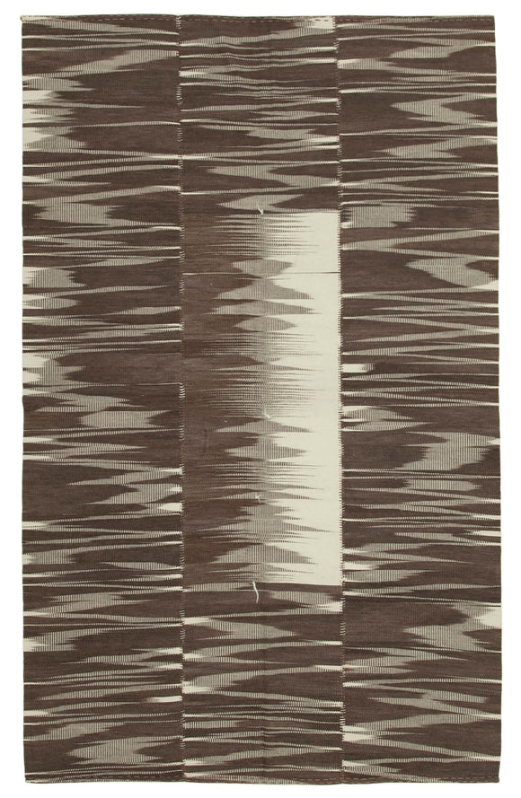 7x11 Handwoven Kilim Rug - 37552