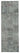 3x8 Hand-Knotted Patchwork Runner Rug - 37632