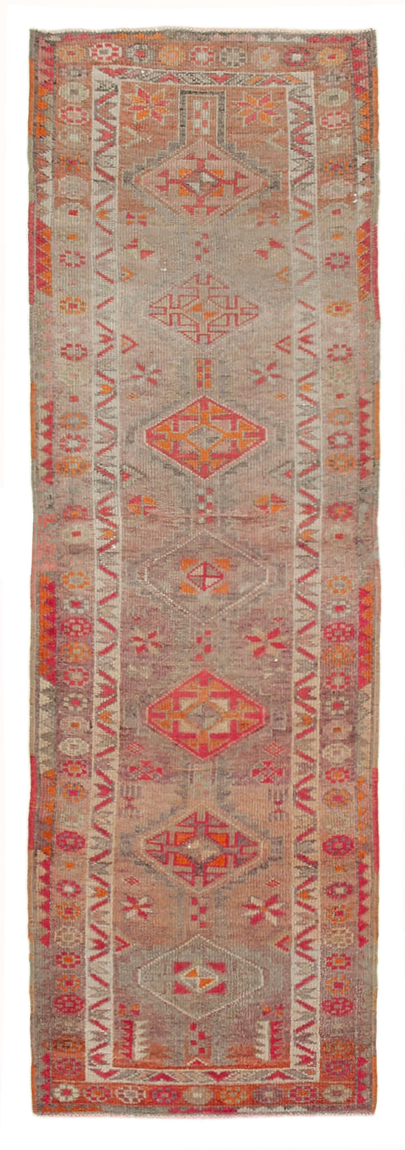 3x10 Brown Bohemian Runner Rug -38076