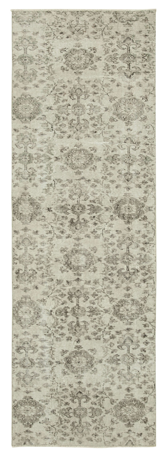 2' 11'' x 9' Beige Vintage Runner Rug