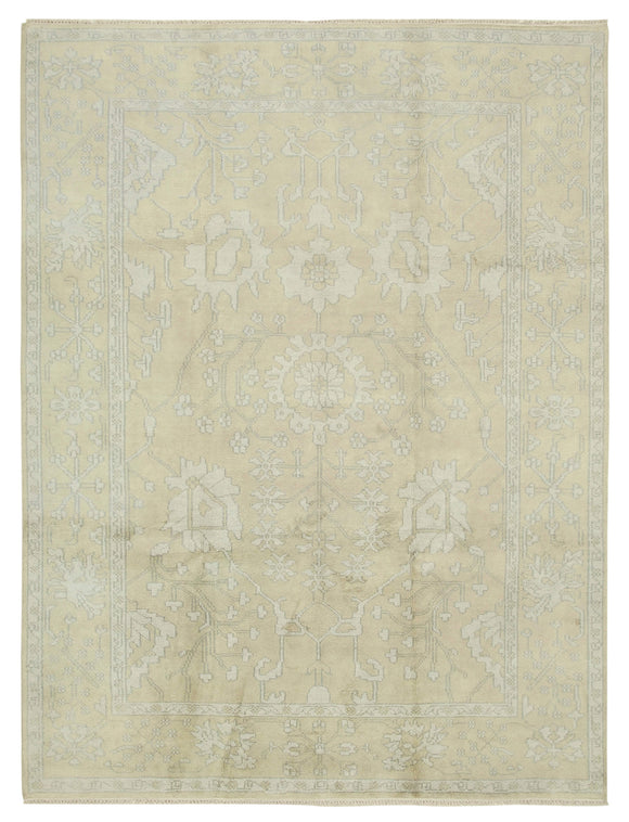 9x12 Beige Oushak Rug -  38338
