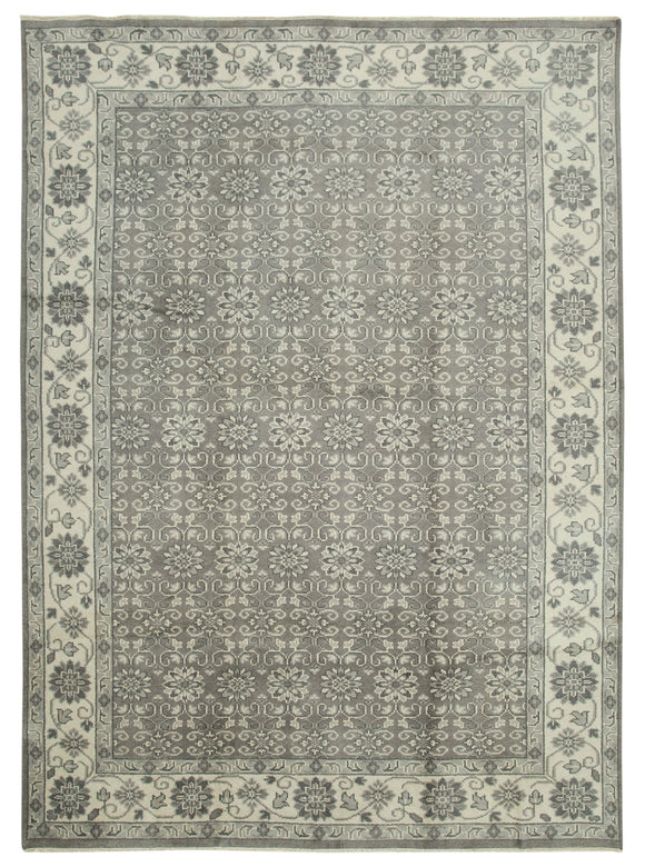 10x14 Grey Oushak Rug -  38581