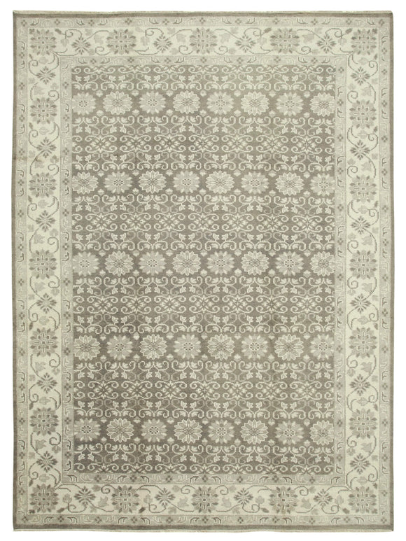 10 x 13' 8'' Handmade Oushak Rug