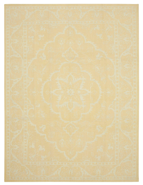 9x12 Yellow Oushak Rug -  38607