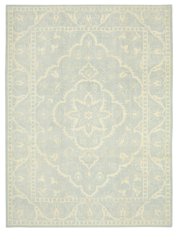 9x12 Beige Oushak Rug -  38611