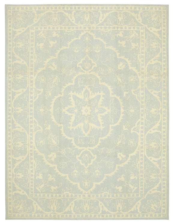 9x12 Beige Oushak Rug -  38615