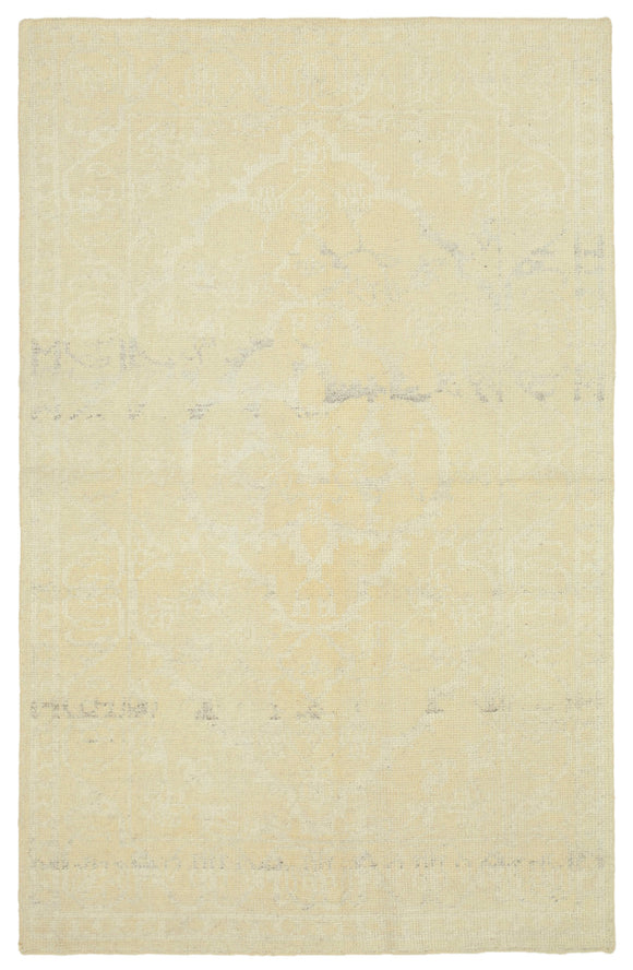 5x8 Yellow Oushak Rug -  38637