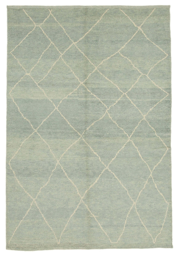 6x9 Blue Moroccan Rug - 39700