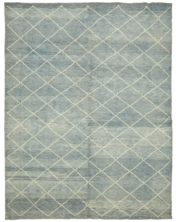 8x10 Blue Moroccan Rug - 39739