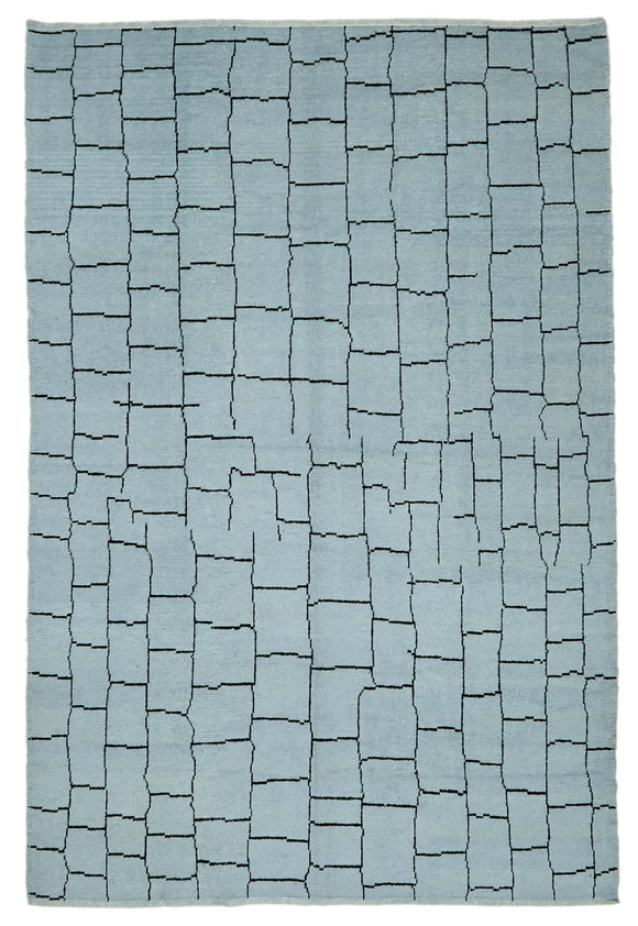 8x13 Blue Moroccan Rug - 39748