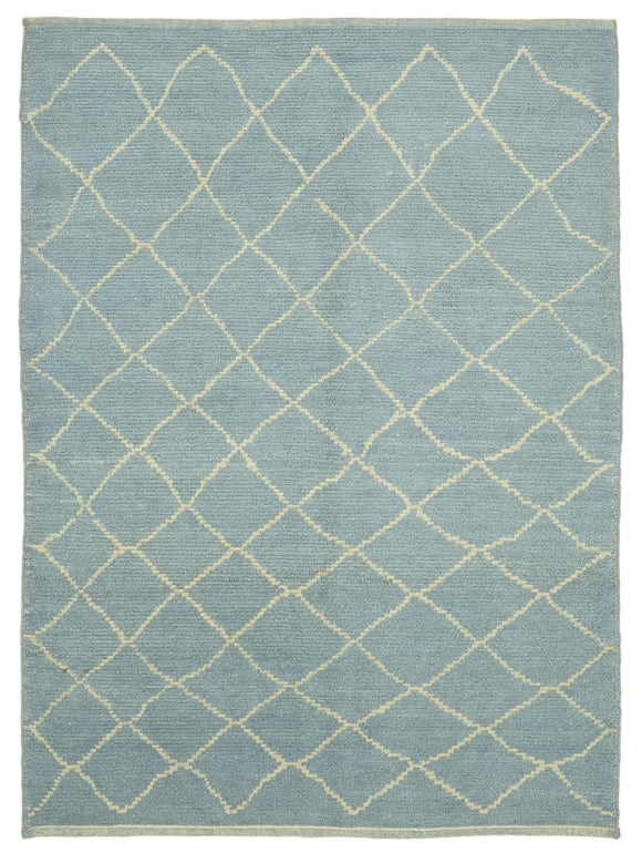 6x8 Blue Moroccan Rug - 39770