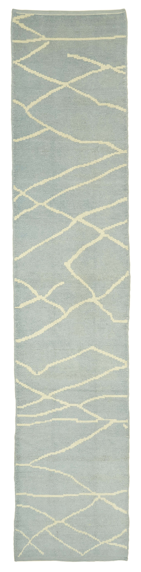 2' 11'' x 14' 4'' Blue Moroccan Runner Rug