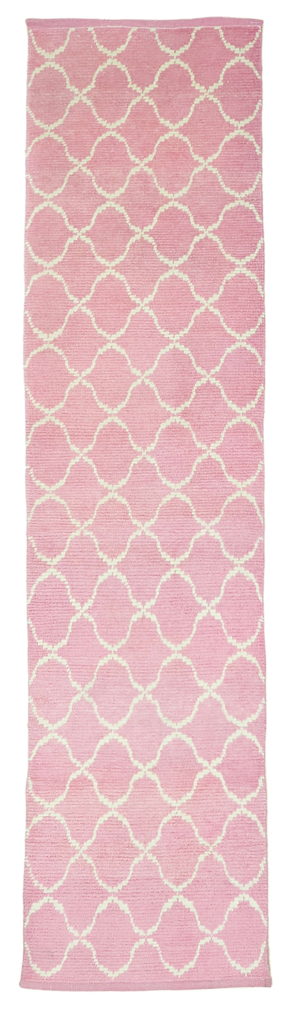2' 11'' x 11' 10'' Pink Color Moroccan Runner Rug