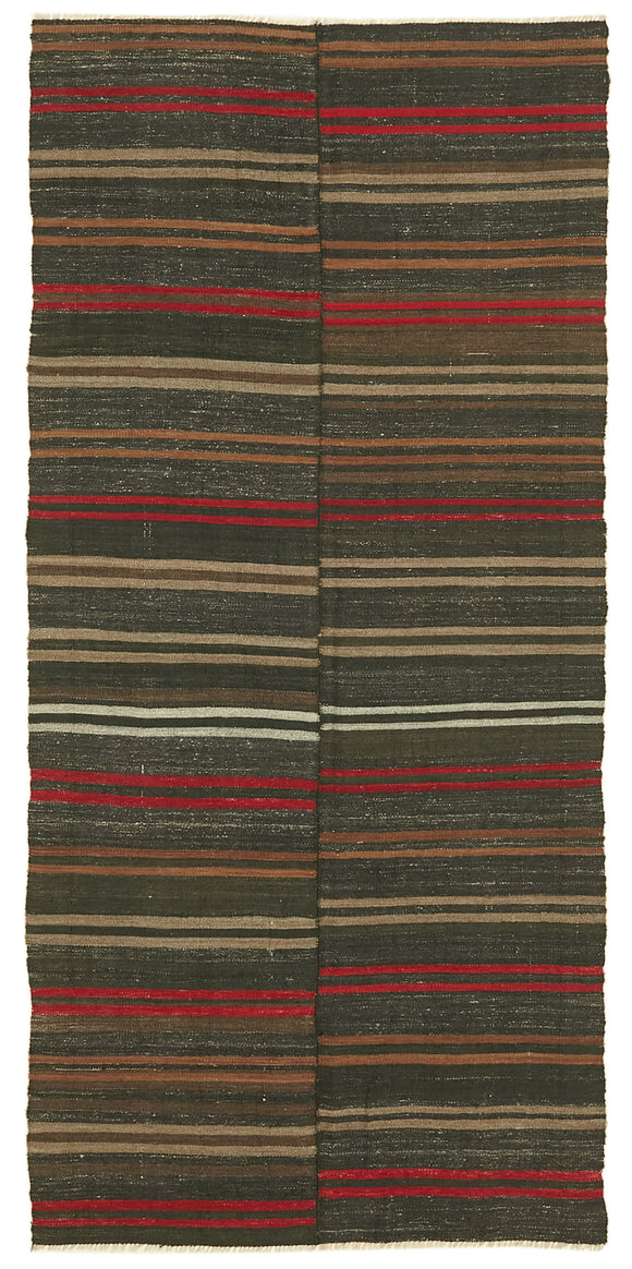 5x10 Vintage Anatolian Kilim Rug - 39921