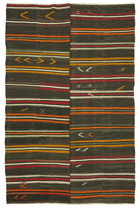 8x11 Vintage Anatolian Kilim Rug - 39929