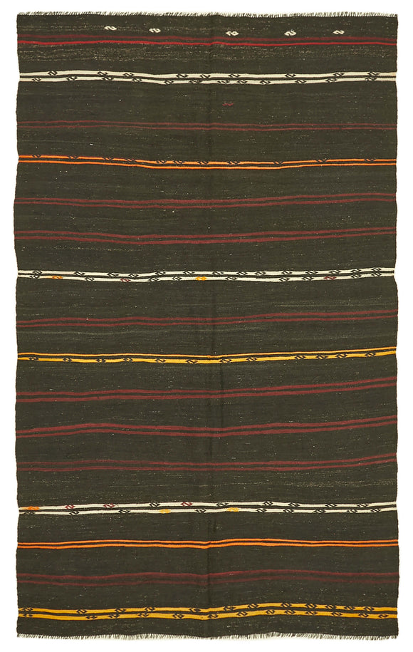 7x10 Vintage Anatolian Kilim Rug - 39934