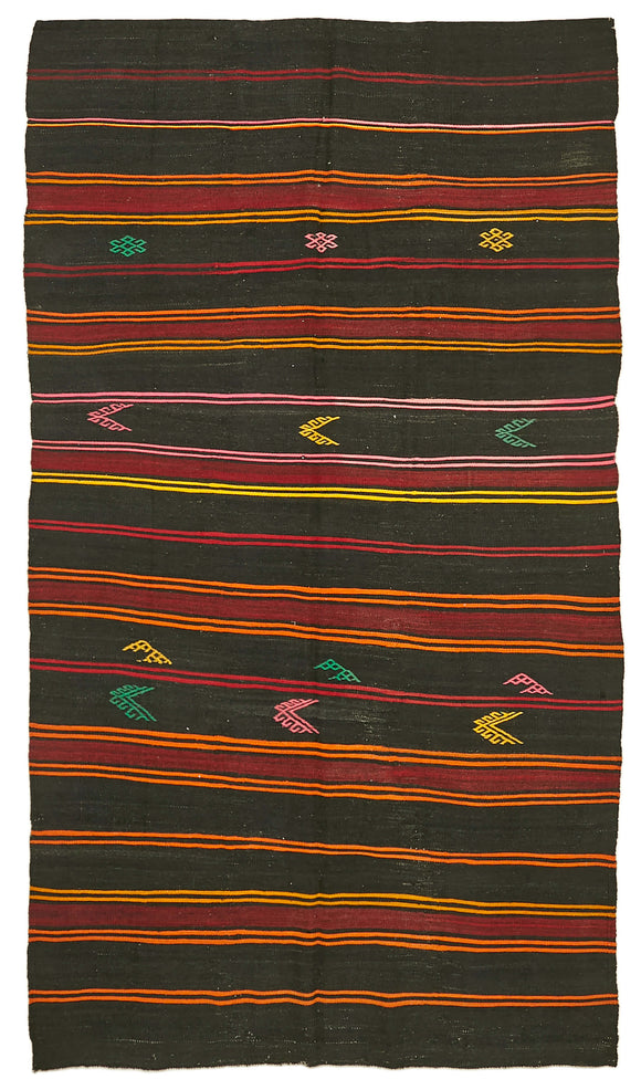 7x12 Vintage Anatolian Kilim Rug - 39958