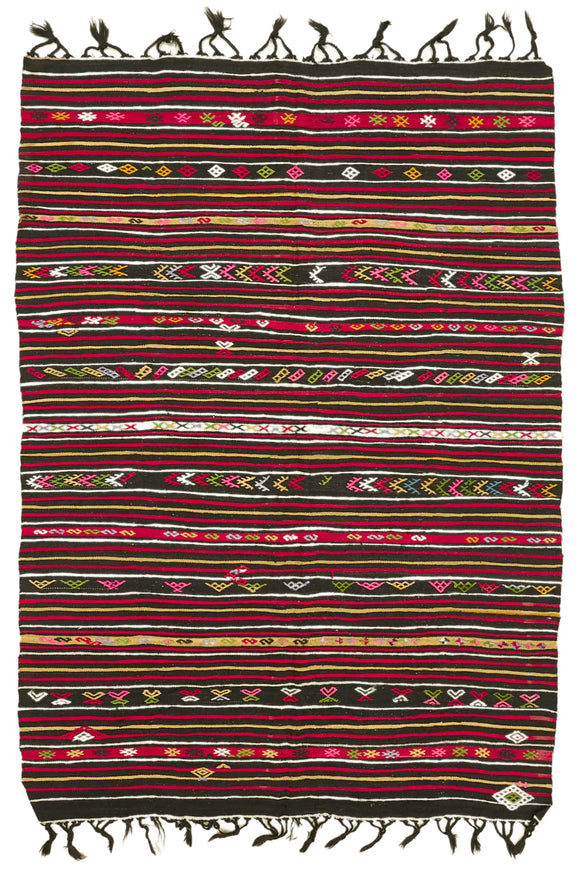 8x11 Vintage Anatolian Kilim Rug - 39963
