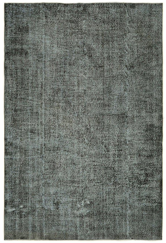 7x11 Black Overdyed Rug - 41198