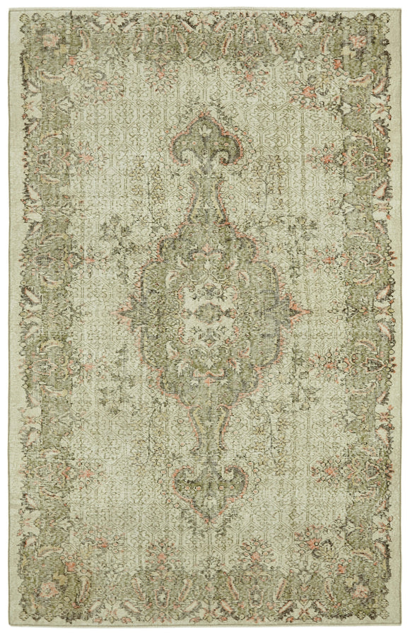 6x10 Turkish Vintage Area Rug - 41676