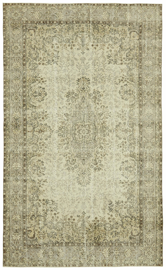 7x11 Vintage Turkish Hand-Knotted Rug - 42014