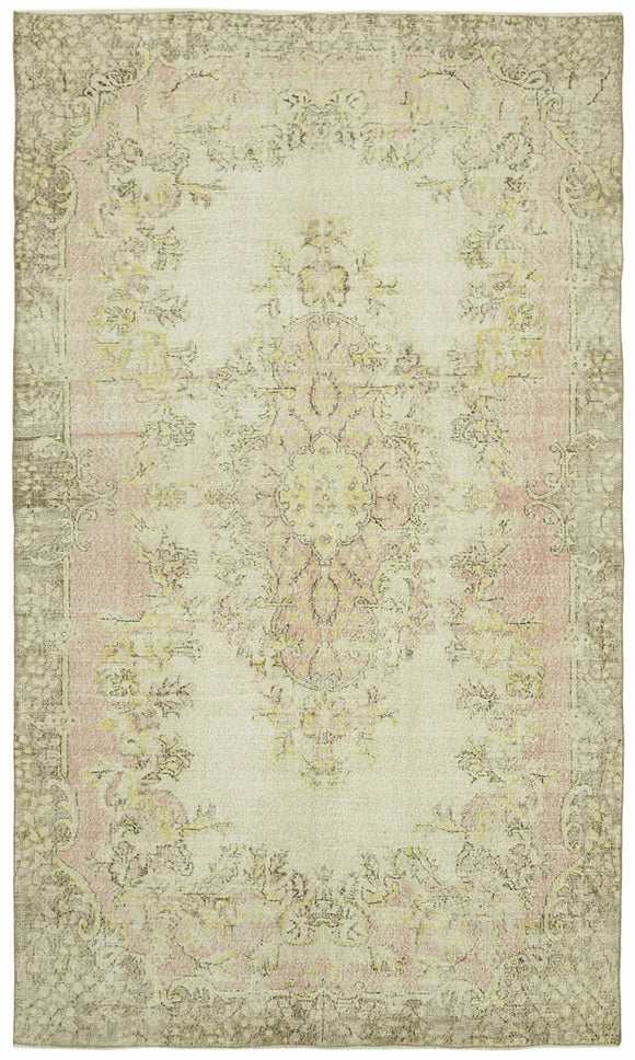 7x11 Vintage Turkish Hand-Knotted Rug - 42027