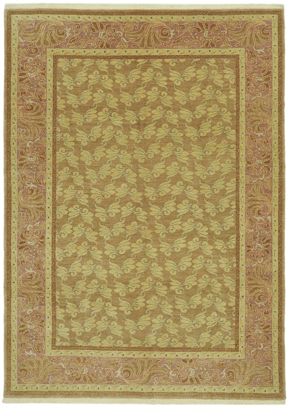 6' 8'' x 9' Hand-Knotted Oushak Area Rug