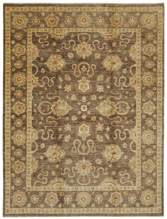 7' 1'' x 9' 2'' Hand-Knotted Oushak Rug