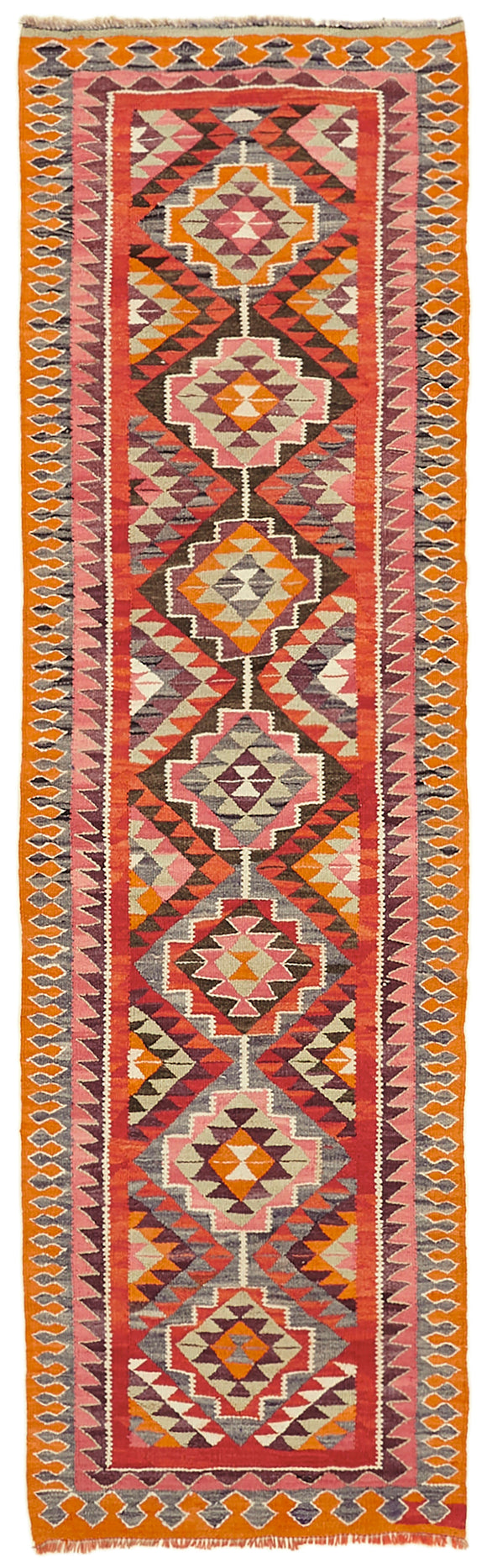 3x11 Vintage Tribal Kilim Runner -42798