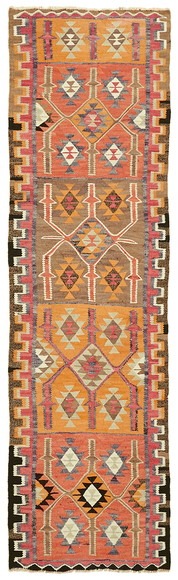 3x11 Vintage Tribal Kilim Runner -42803