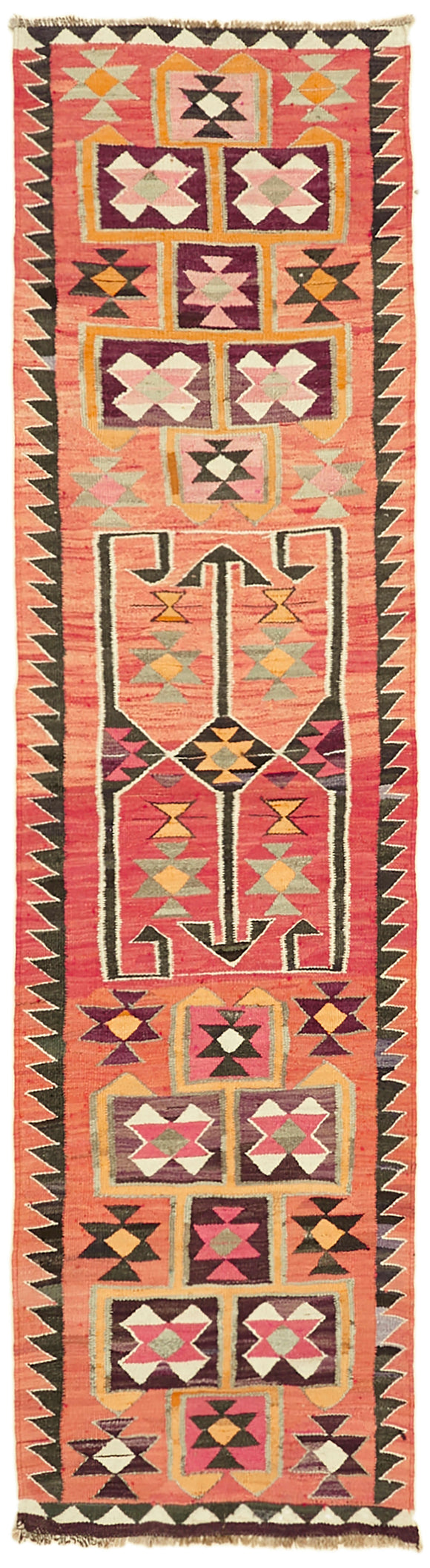 3x11 Vintage Tribal Kilim Runner -42810