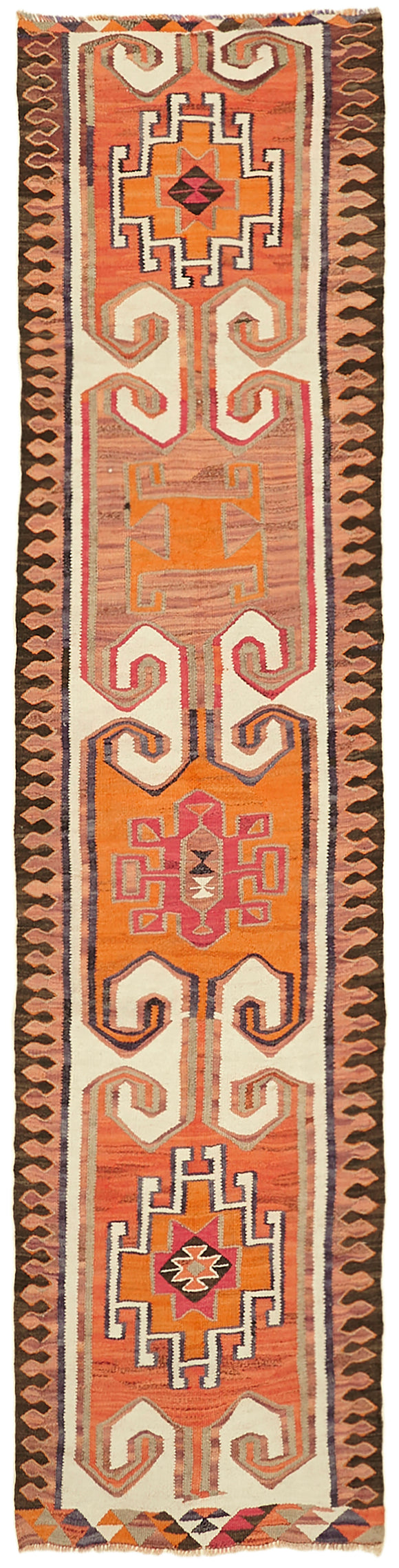 3x12 Vintage Tribal Kilim Runner -42811