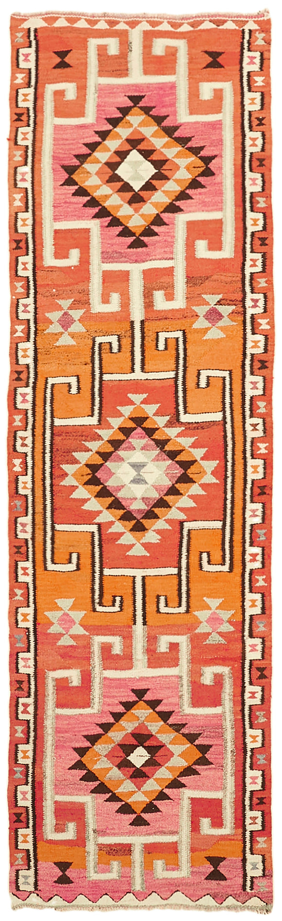 3x11 Vintage Tribal Kilim Runner -42815