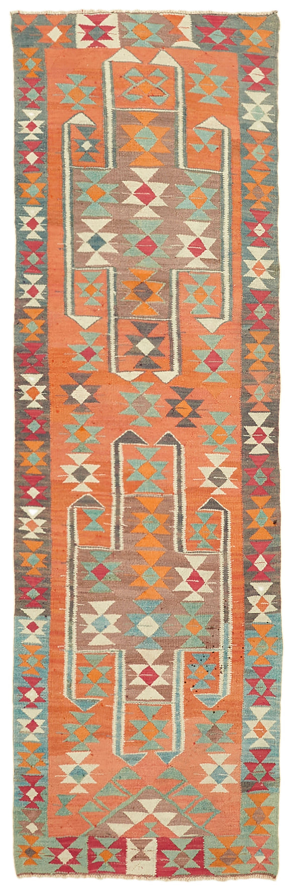 3x11 Vintage Tribal Kilim Runner -42816