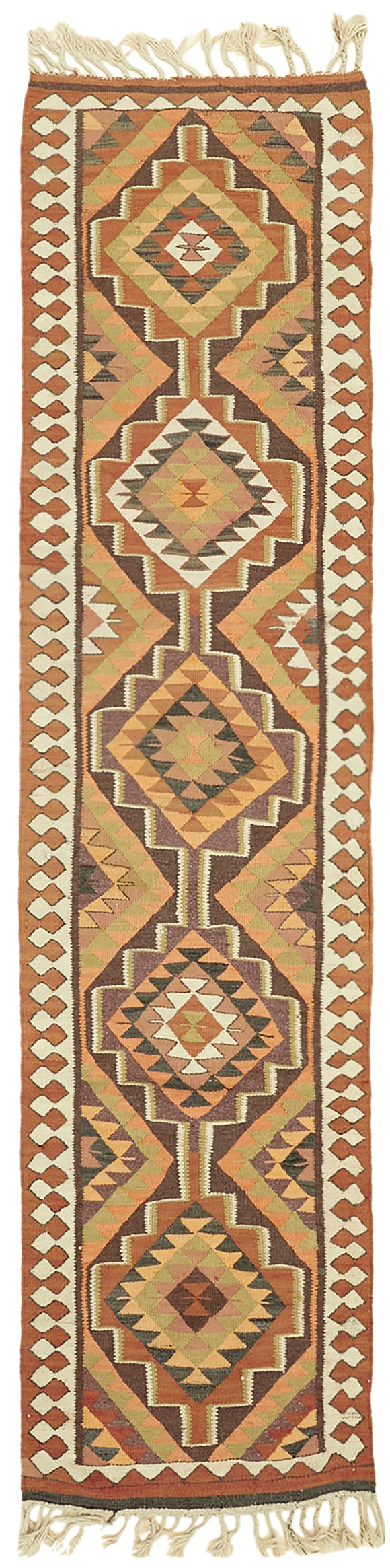 3x11 Vintage Tribal Kilim Runner -42823