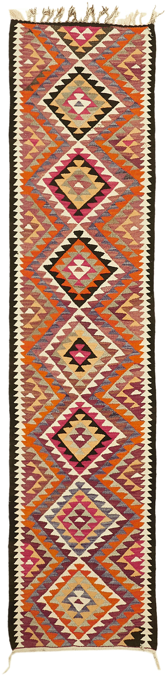 3x12 Vintage Tribal Kilim Runner -42824