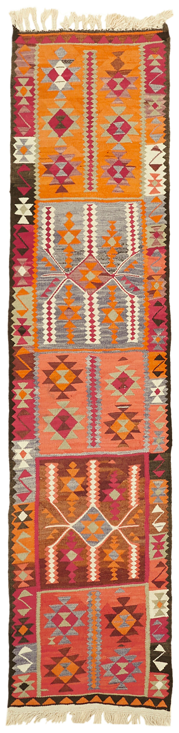 3x12 Vintage Tribal Kilim Runner -42835