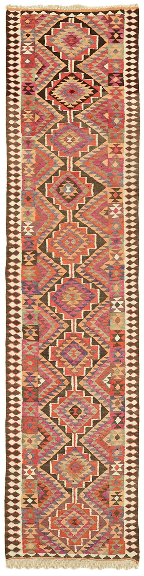 3x11 Vintage Tribal Kilim Runner -42837