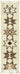 3x9 White Bohemian Runner Kilim Rug -42838