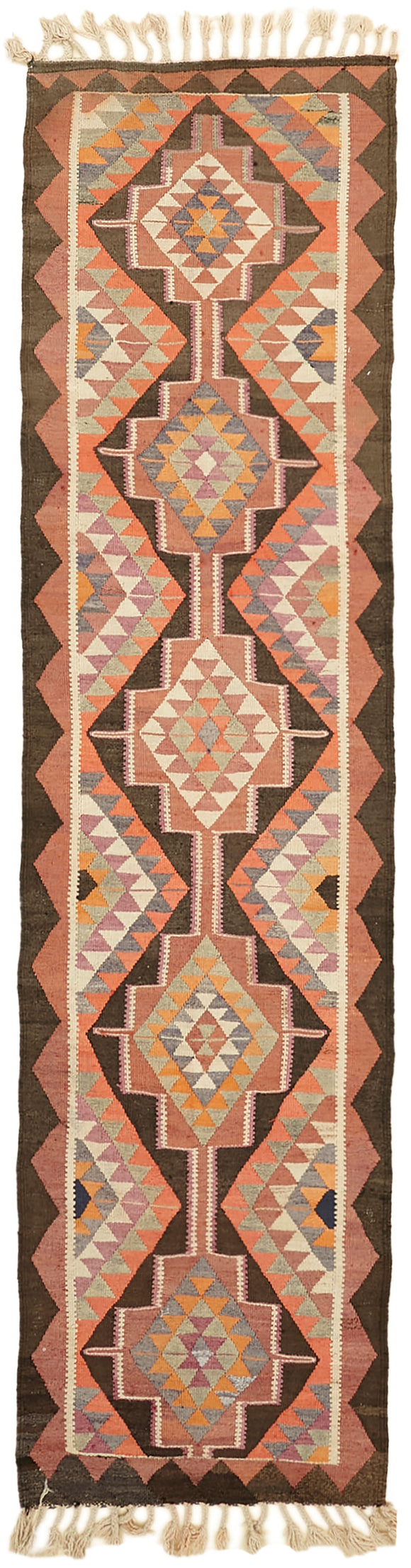 3x11 Vintage Tribal Kilim Runner -42842