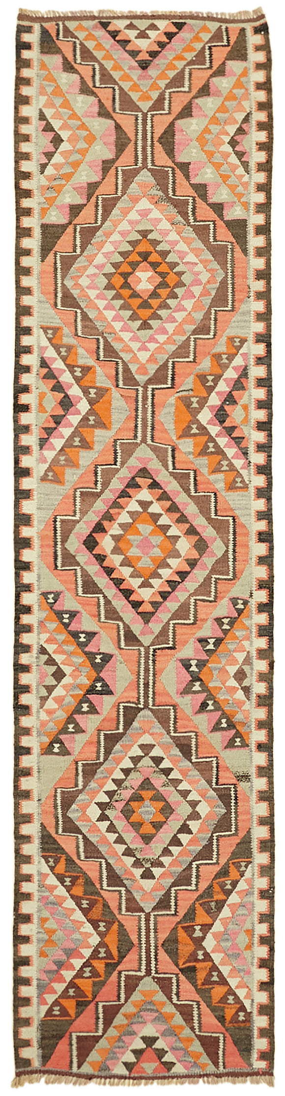 3x11 Vintage Tribal Kilim Runner -43013
