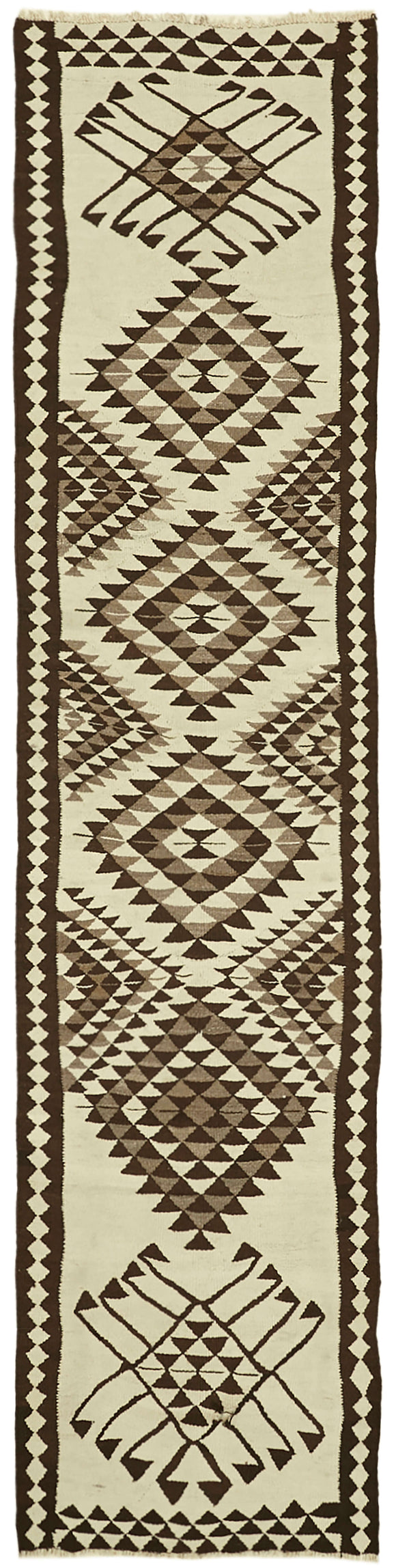 3x12 Vintage Tribal Kilim Runner -43017