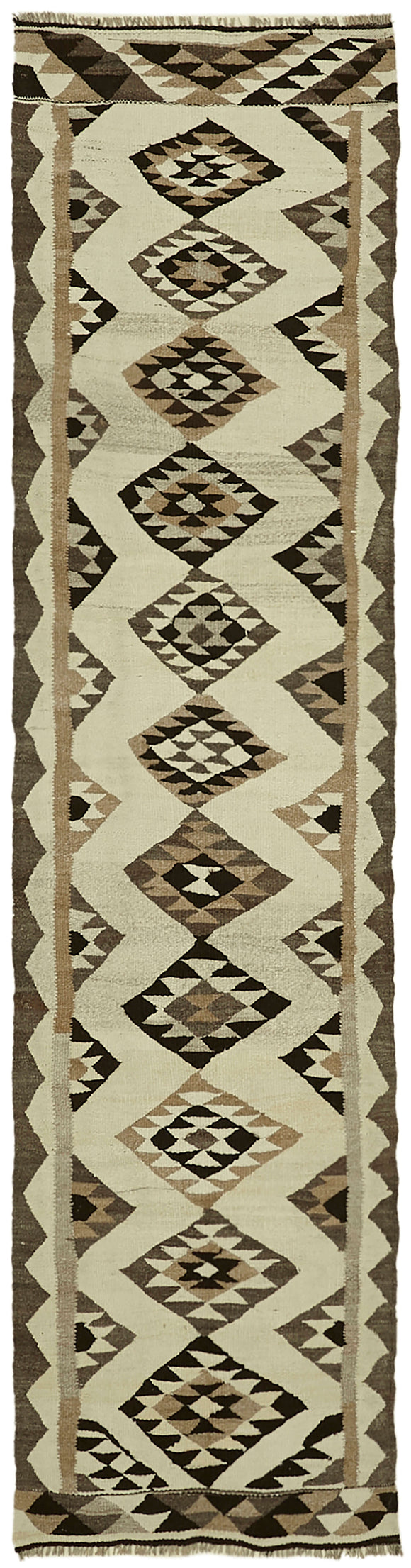 3x11 Vintage Tribal Kilim Runner -43025