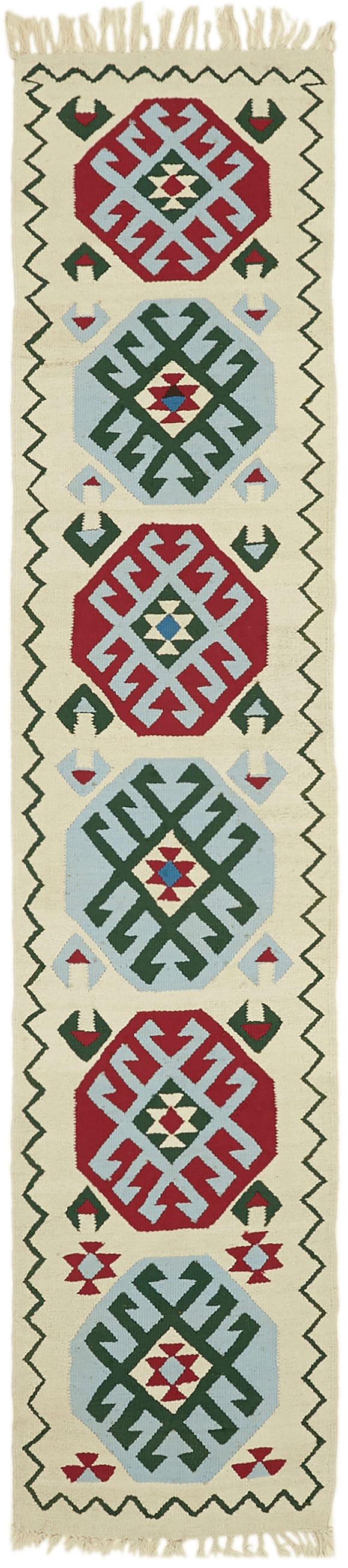 3x12 Vintage Tribal Kilim Runner -43040