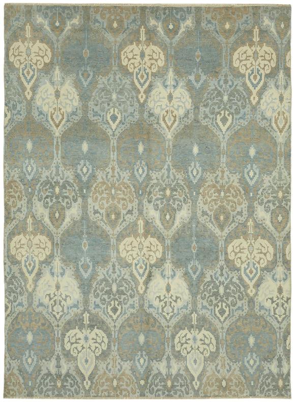 8x11 Blue Oushak Rug -  43111