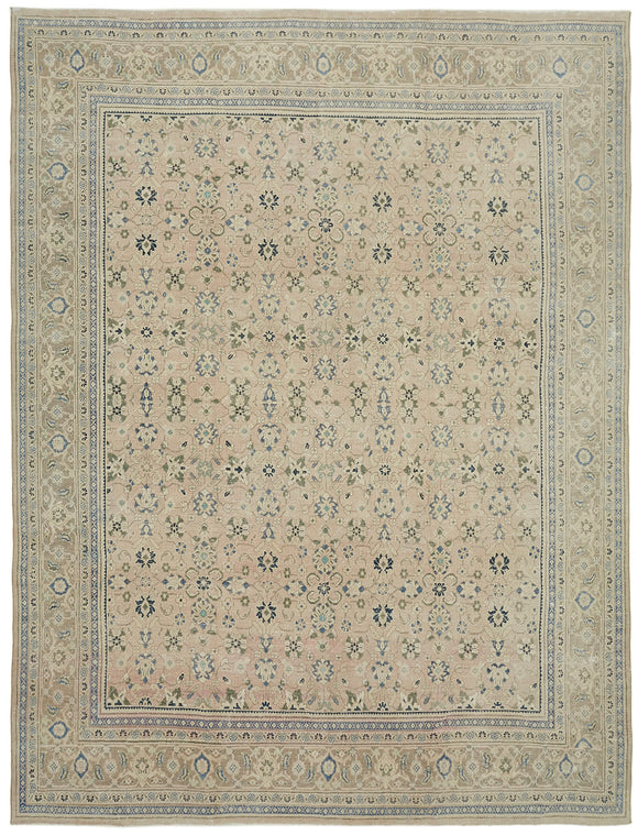 10' x 12' 9'' Vintage Large Area Rug